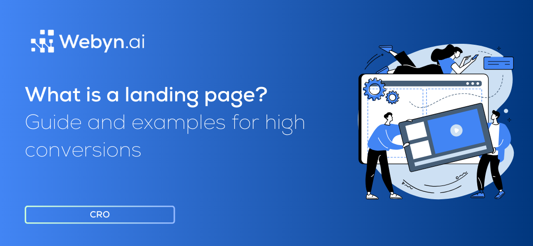 What is a landing page?